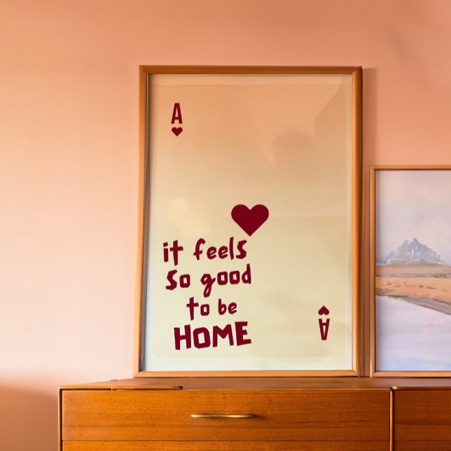 Ace of Hearts Home Quote Poster (Creator Uploaded)