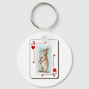 Ace of Hearts Key Ring
