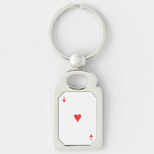 Ace of Hearts Key Ring
