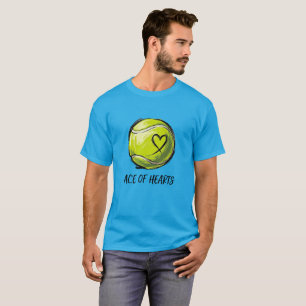 Ace of Hearts Painted Tennis Ball T-Shirt