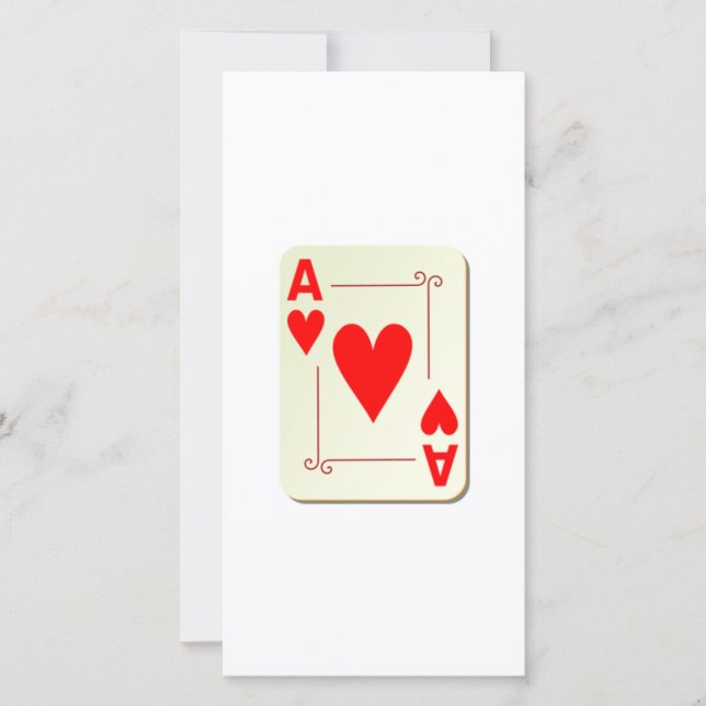 Ace of Hearts Playing Card (Front)