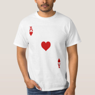 Ace of Hearts Playing Card T-Shirt