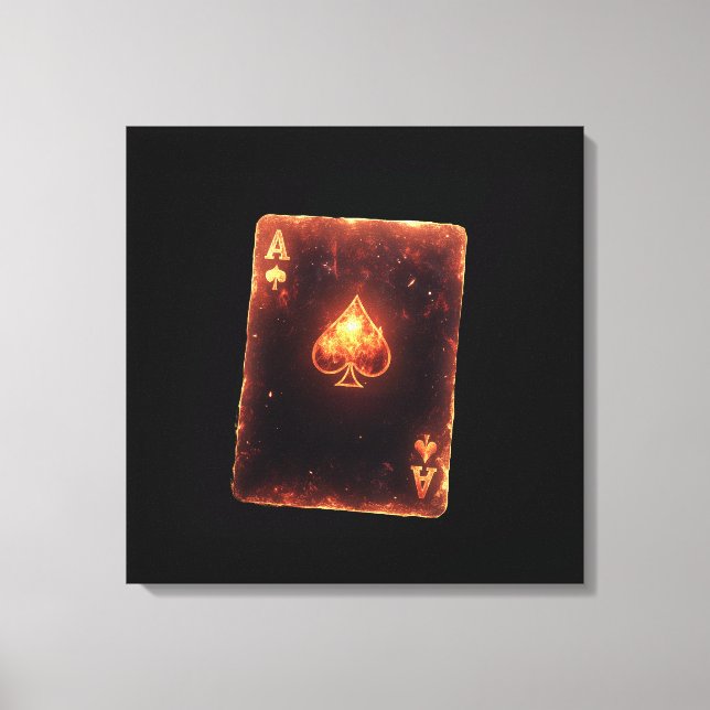 Ace of peak canvas print (Front)