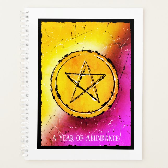 Ace of Pentacles 12 Months Planner  (Front)
