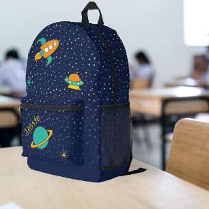 Ace of Space Kids Printed Backpack