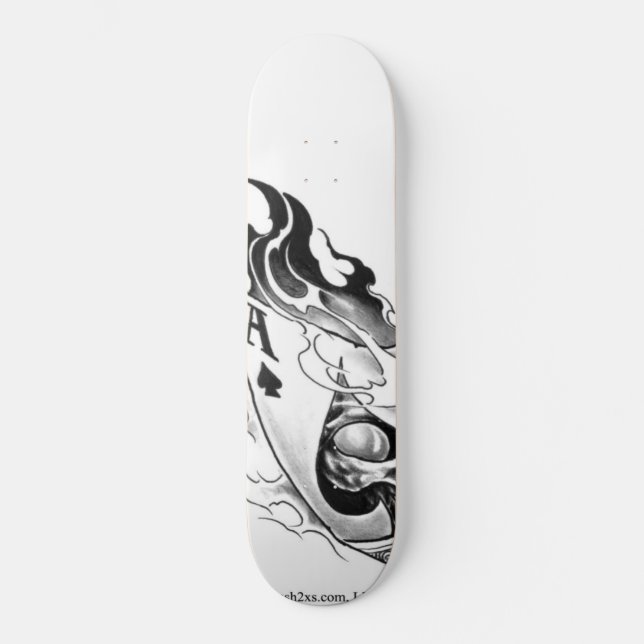 Ace of spade skateboard (Front)