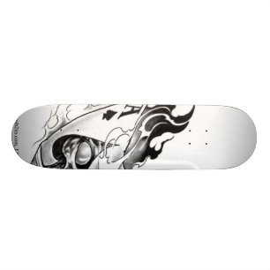 Ace of spade skateboard