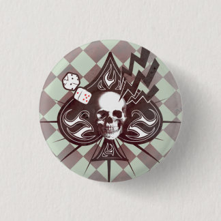 Ace of Spades 3 Cm Round Badge