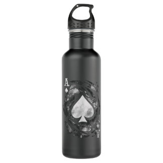 Ace of spades 710 ml water bottle
