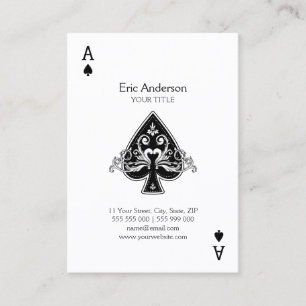 Ace Of Spades Business Card