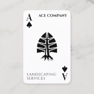Ace of spades cards landscaping 
