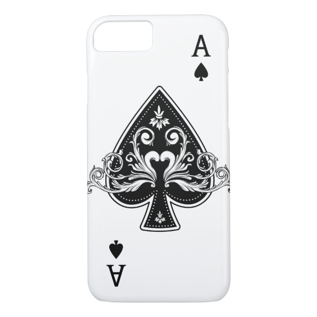 Ace of Spades Case-Mate iPhone Case (Back)