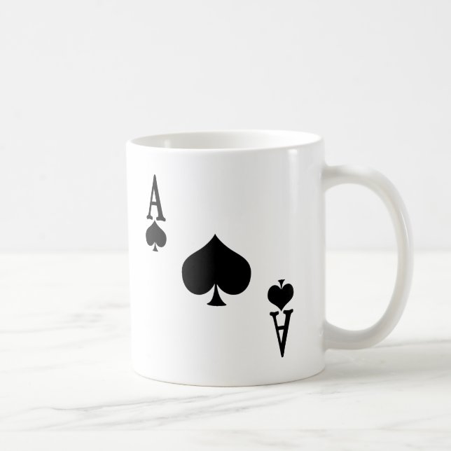 Ace of Spades Coffee Mug (Right)