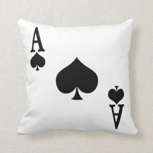 Ace of Spades Cushion