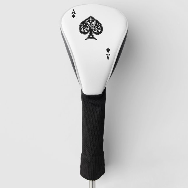 Ace of Spades Golf Club Head Covers Set  (Front)