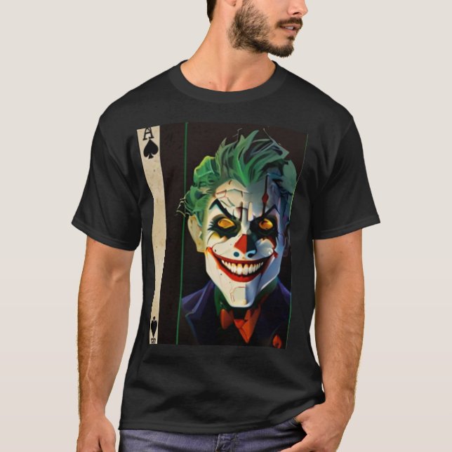  "Ace of Spades Joker T-Shirt – Bold & Stylish Gra (Front)