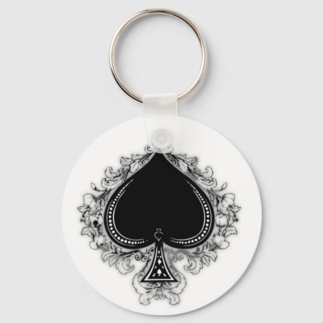Ace of Spades Key Ring (Front)