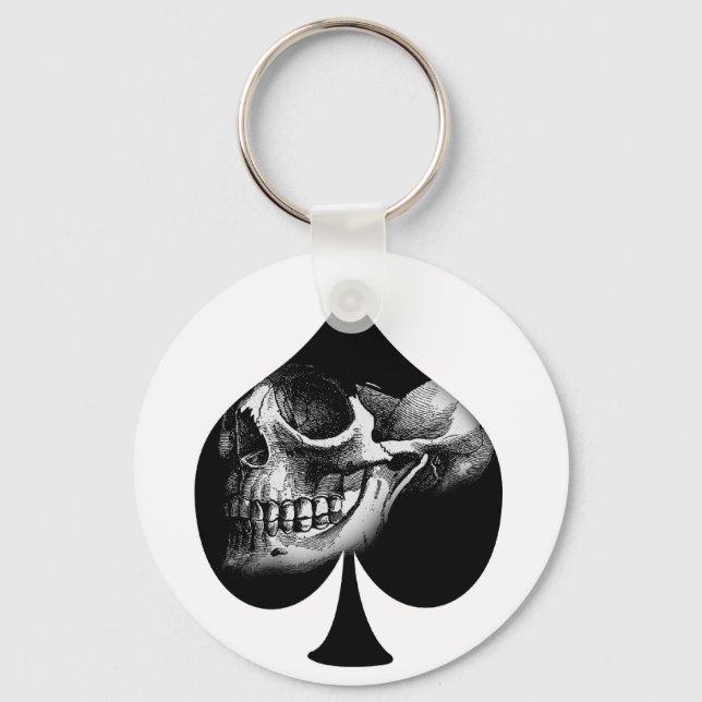 Ace of Spades Keychain (Front)