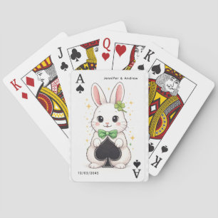 Ace of Spades Lucky Rabbit Poker Card 