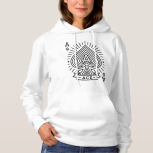 Ace of Spades — Monoline Sunburst Emblem Hoodie
