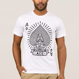 Ace of Spades — Monoline Sunburst Emblem T-Shirt