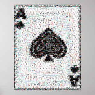 Ace Of Spades Montage Poster