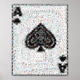 Ace Of Spades Montage Poster