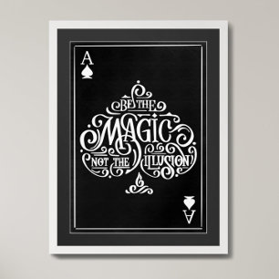Ace of Spades Motivational Typography quote Poster