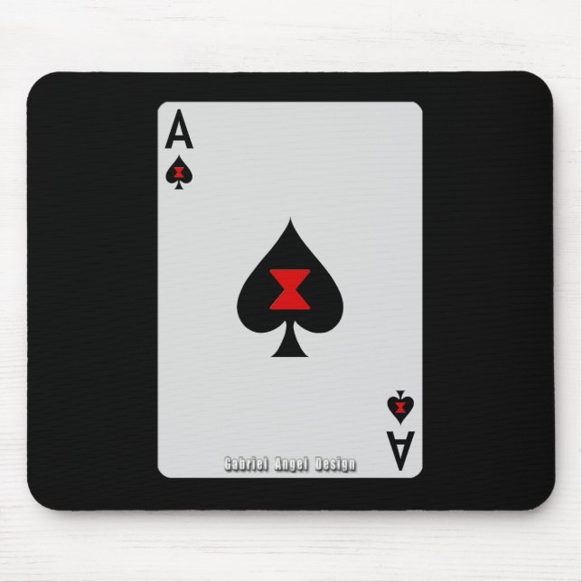 Ace of Spades Mouse Mat (Front)