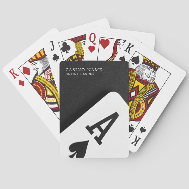 Ace of Spades, Online Casino, Gaming Industry Playing Cards (Back)