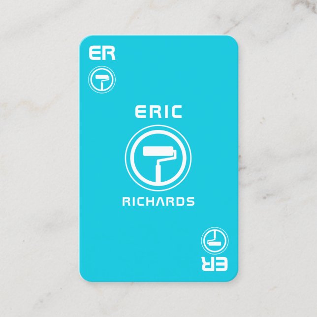 Ace of spades painter business card (Front)