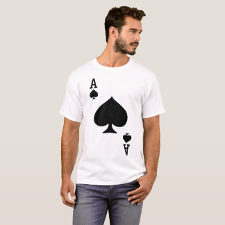 Ace of Spades Playing Card Halloween Costume baseb T-Shirt