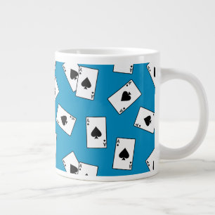 Ace Of Spades Poker Blackjack Casino Gamer Large Coffee Mug