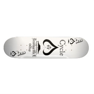 Ace of spades skateboard