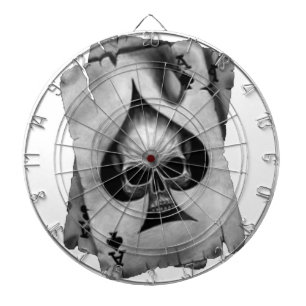 Ace of Spades Skull Dartboard