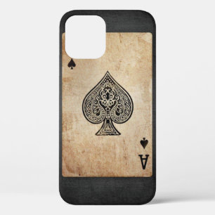 Ace of spades throw pillow iPhone 12 case