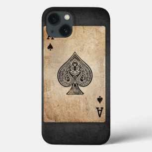 Ace of spades throw pillow iPhone 13 case