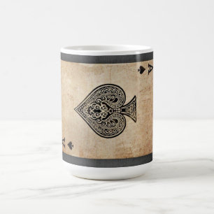 Ace of spades throw pillow coffee mug