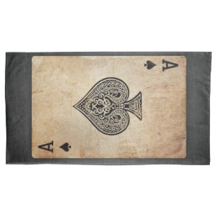 Ace of spades throw pillow pillowcase