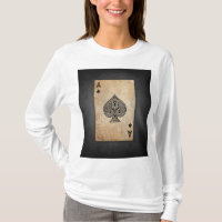 Ace of spades throw pillow