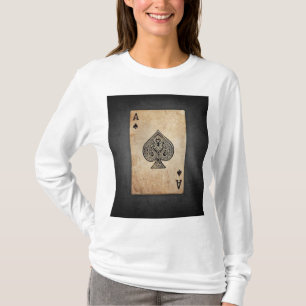 Ace of spades throw pillow T-Shirt