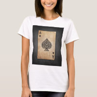 Ace of spades throw pillow