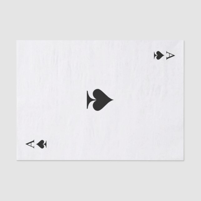 Ace of Spades Tissue Paper (Front)