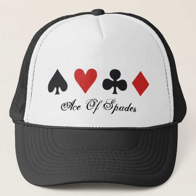 Ace Of Spades Trucker Hat (Front)