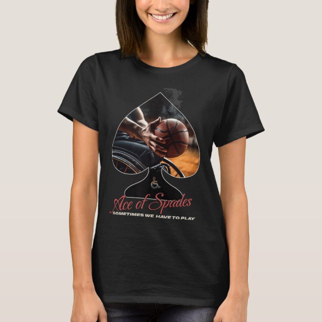 Ace Of Spades Wheelchair Basketball Tank Top  (Front)