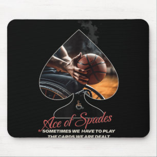 Ace Of Spades Wheelchair Basketball Tank Top  Mouse Mat