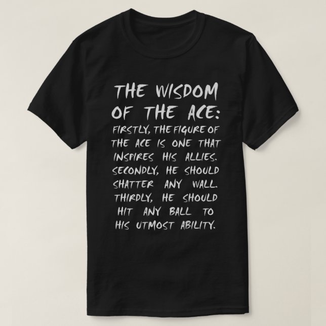 Ace Owl Volleyball Wisdom Anime Manga Cosplay  T-Shirt (Design Front)