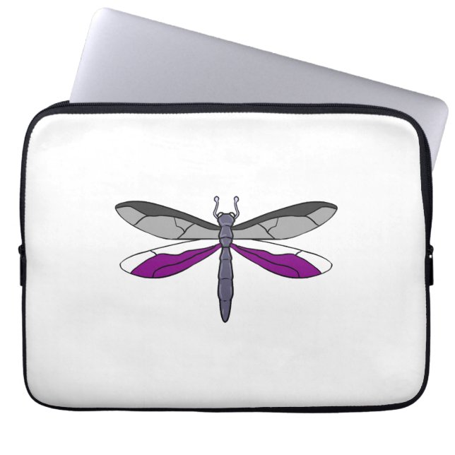 Ace Pride Dragonfly Laptop Sleeve (Front)