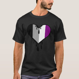 Ace Pride Dripping Heart T-Shirt