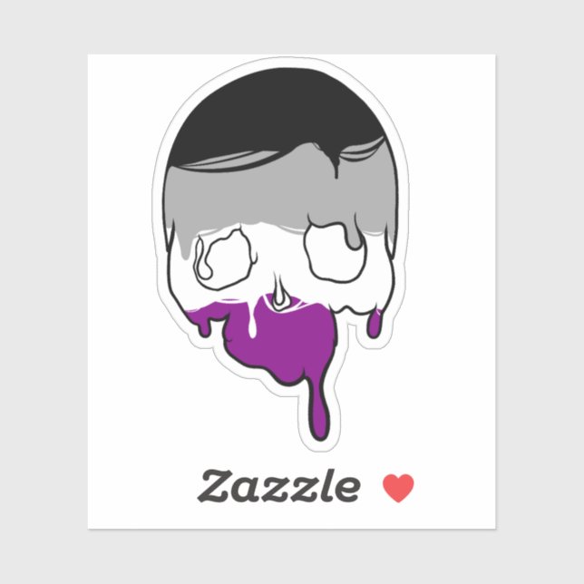 Ace Pride Dripping Skull (Sheet)